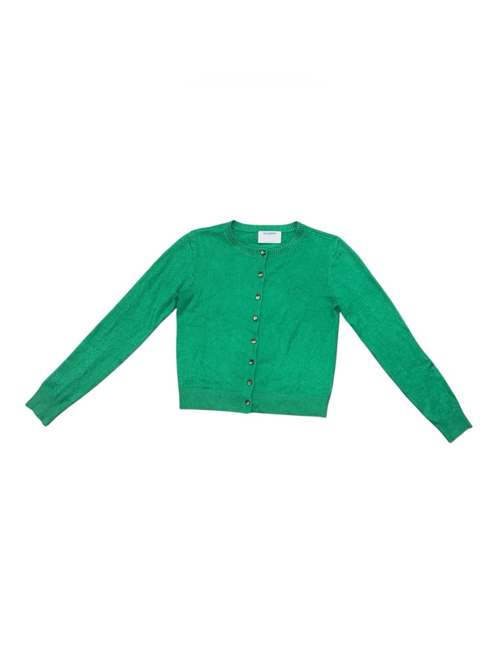Old Navy Emerald Green Button-Front Cardigan Sweater Women’s XS Preppy Top Soft